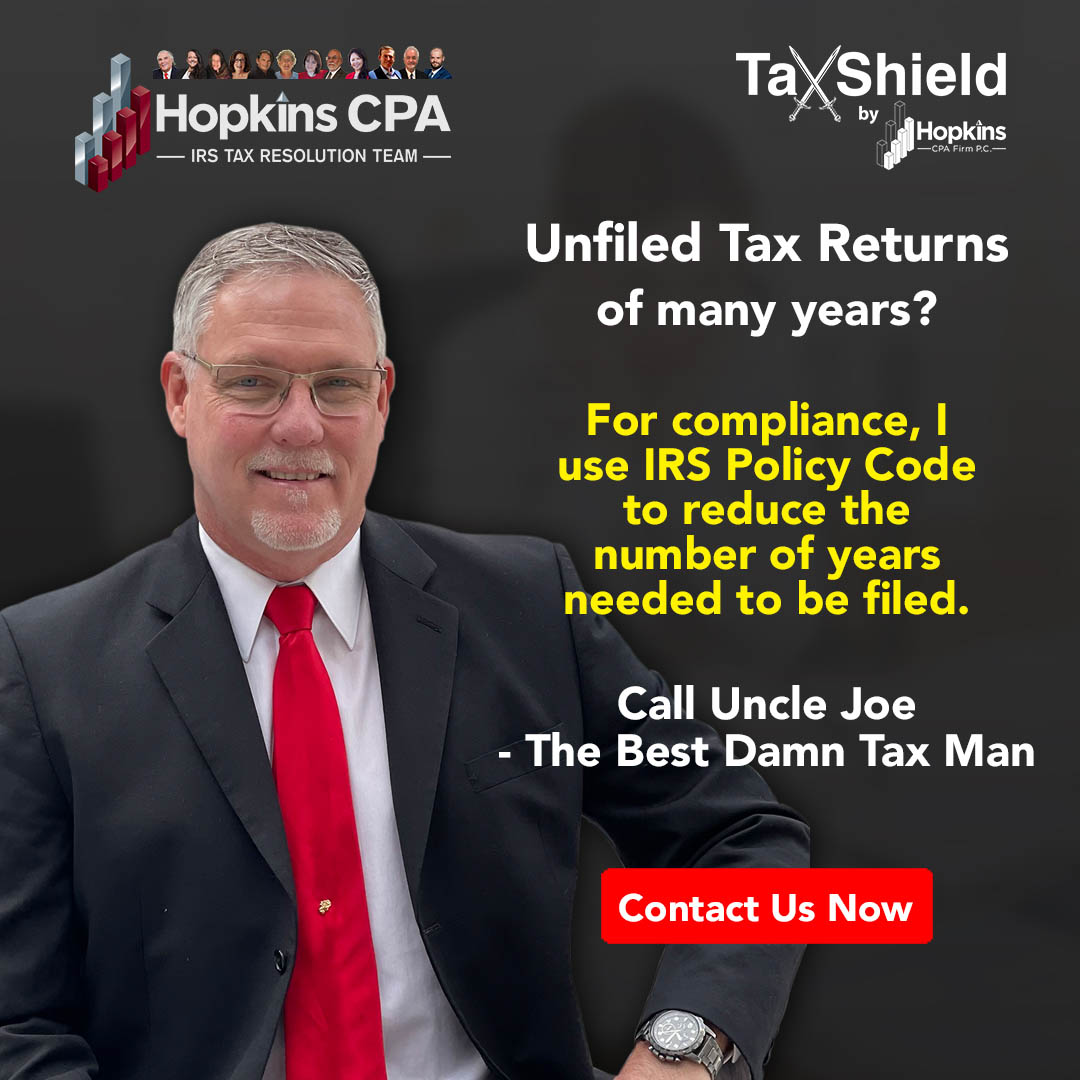 HopkinsCpa's tweet image. At TaxShield, we specialize in providing comprehensive tax.

Call TaxShield at 361.209.7394 or Book a Discovery Call to guide you through the process and get your tax situation back on track.👇
bit.ly/Book-HopkinsCP…

#TaxRelief #IRSHelp #UnfiledReturns #TaxResolution #TaxShield