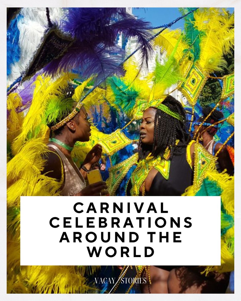 VacayStories's tweet photo. Cities across the globe are set ablaze with passion and excitement during exuberant carnival celebrations. These events, filled with culture and tradition, showcase elaborate costumes, colourful parades, pulsating music, and infectious dance rhythms.⁠

https://t.co/ALffBYuhC9 https://t.co/WpUA5WVmva