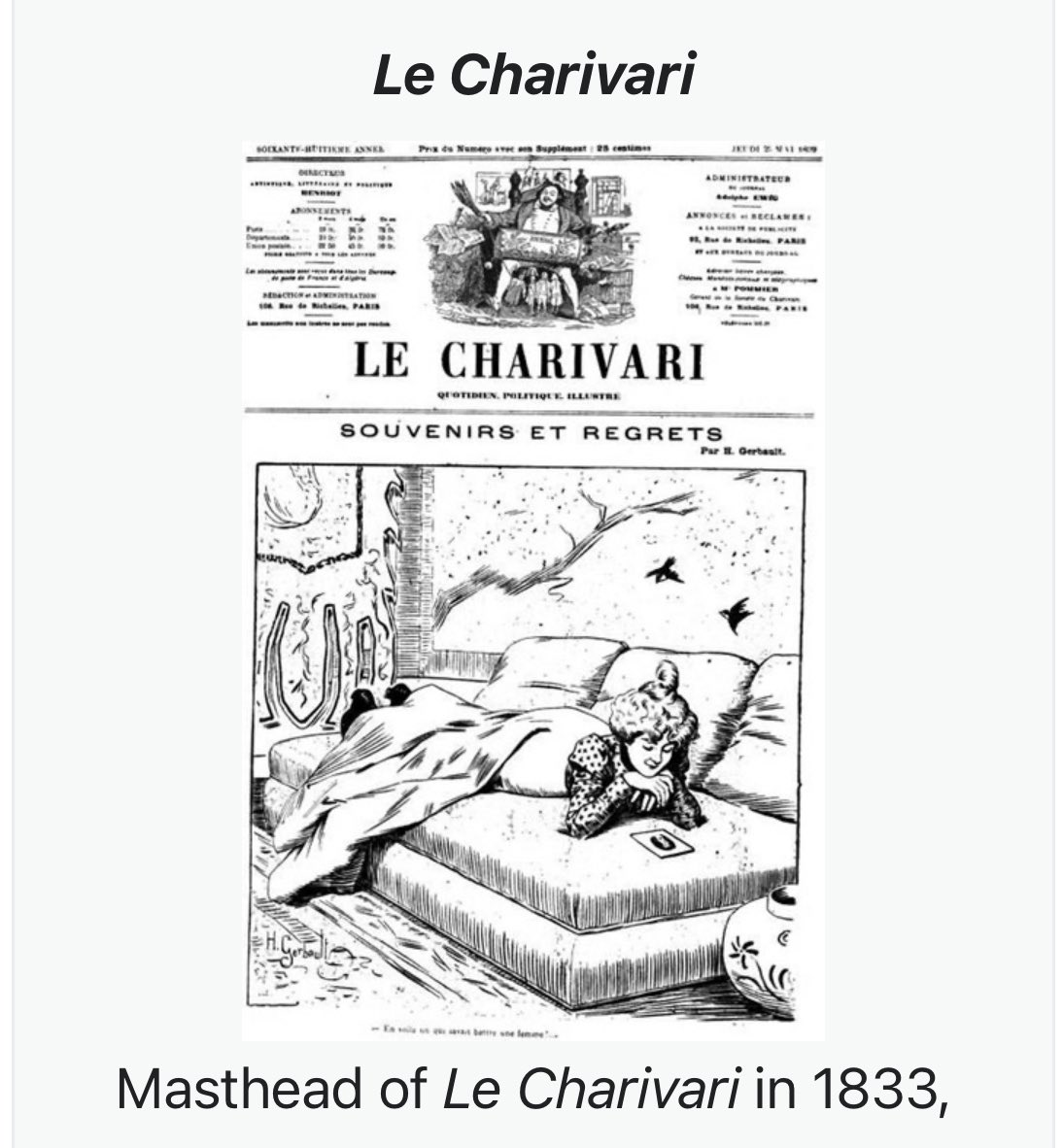 Le Charivari
