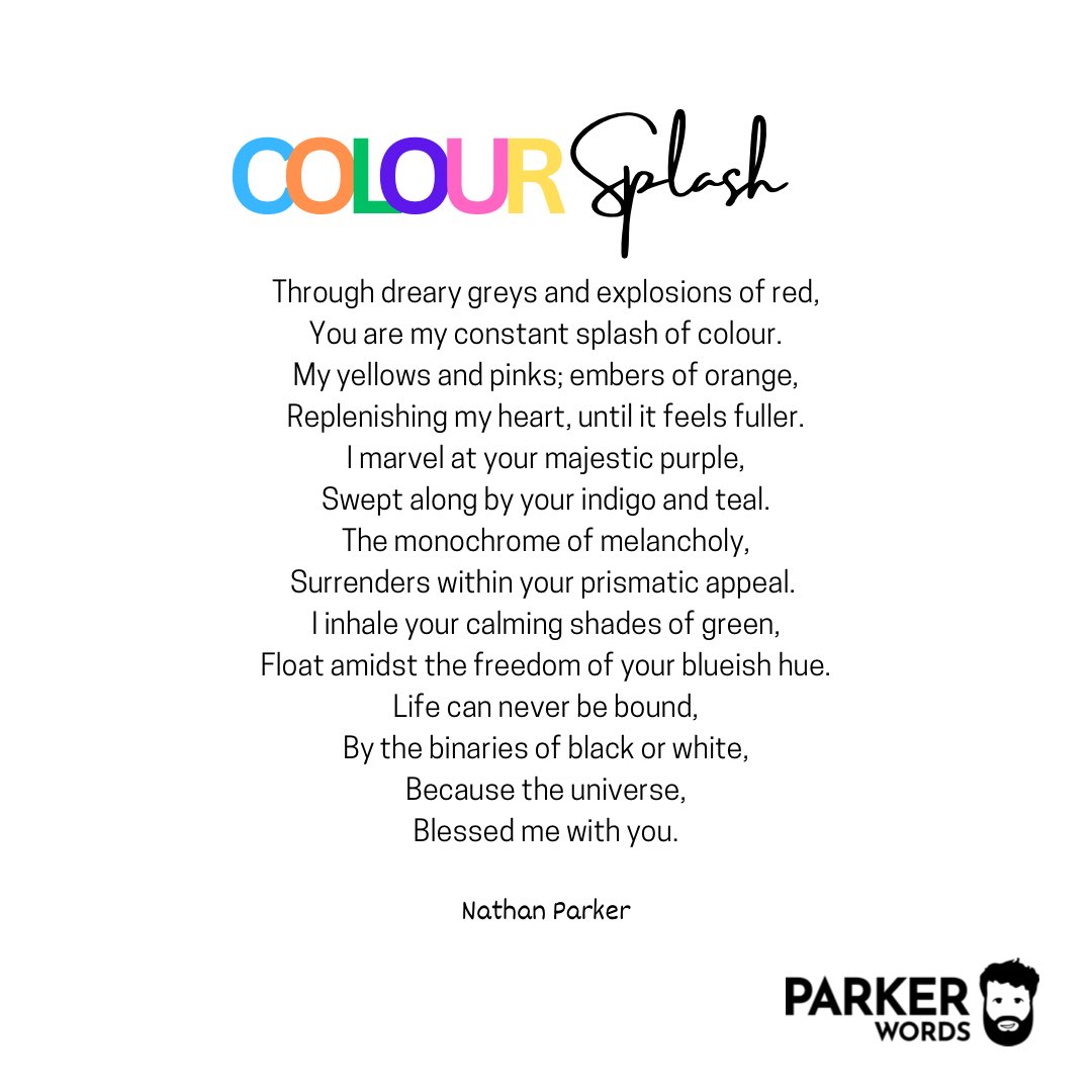 My boys bring life so much colour. They inspire me every day - especially during the periods of grey 😊