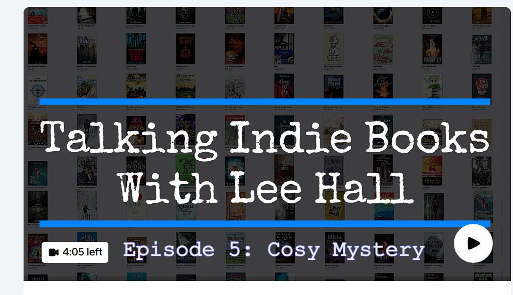 The road to supporting fellow indie authors continues with Ep 5 of Talking Indie Books 

This time its all about cosy mystery with some pirate festival vibes! 

youtube.com/watch?v=RbGUv-…