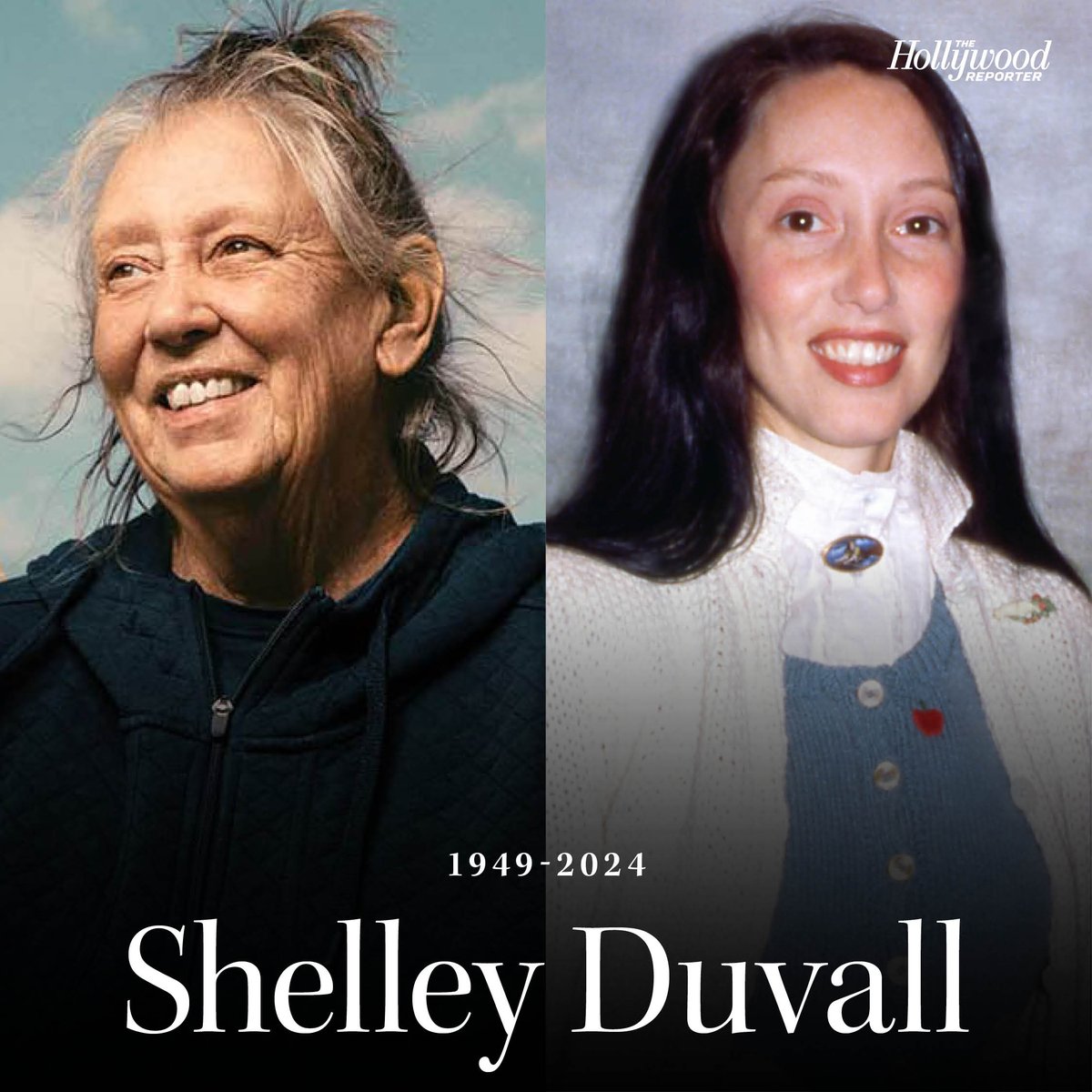 THR's tweet image. Shelley Duvall, the versatile actress memorable in 'McCabe &amp;amp; Mrs. Miller,' 'Nashville,' 'Popeye, '3 Women,' and 'The Shining,' has passed away at 75 thr.cm/AXL5s9k