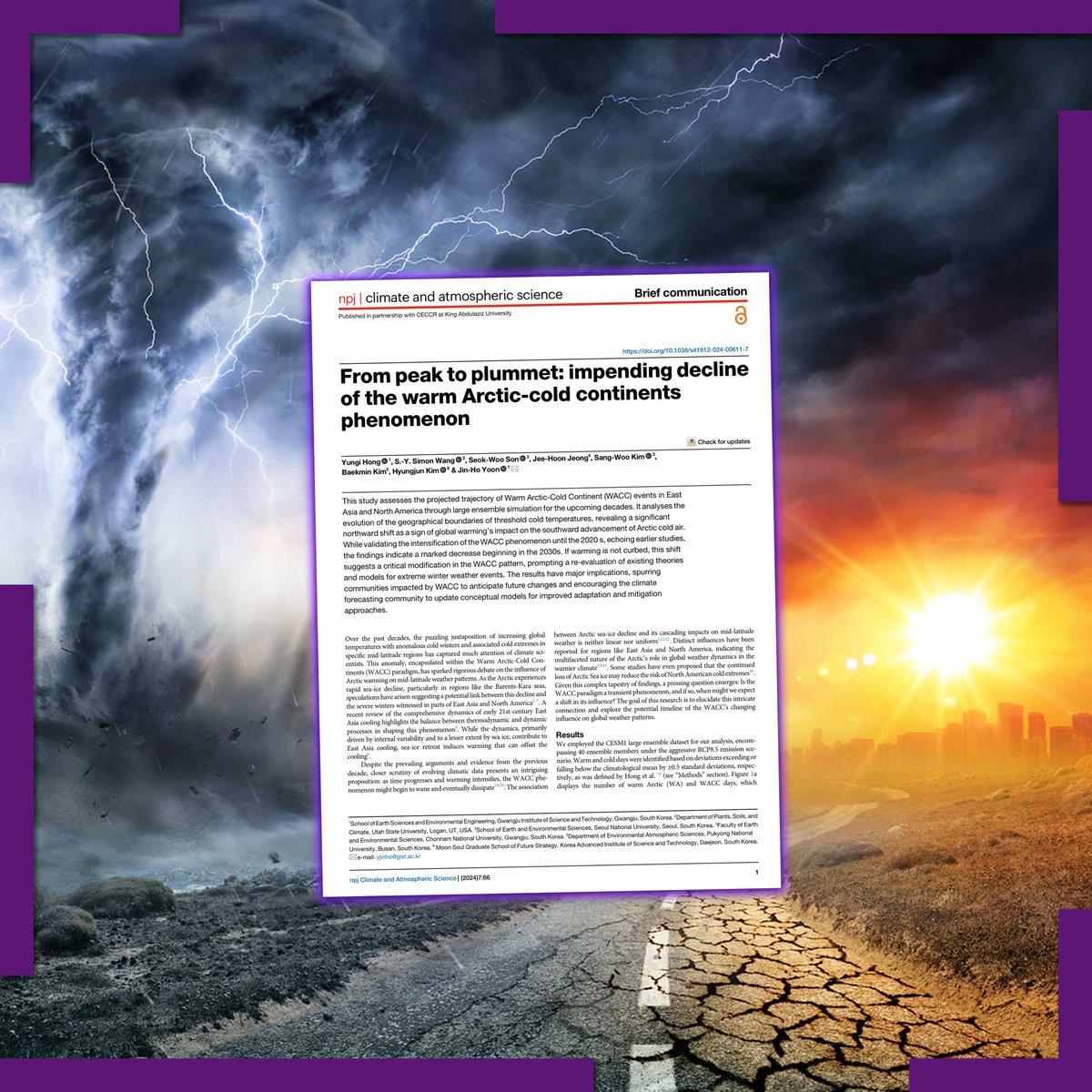 Γιατί, ενώ η θερμοκρασία του πλανήτη αυξάνεται, έχουμε ακόμα φαινόμενα ακραίου ψύχους σε κάποια σημεία του πλανήτη; Στο τελευταίο άρθρο μας εξετάζουμε αυτό το ερώτημα και τις σύνθετες αλληλεπιδράσεις των κλιματικών φαινομένων.

Περισσότερα στο άρθρο μας: bit.ly/3xSeCLT