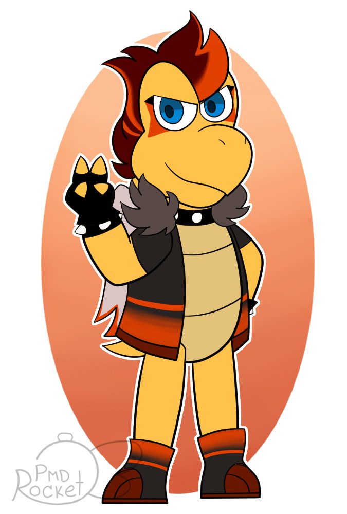 PMD_Rocket's tweet photo. Hey now, you're a rockstar...

#artfight2024 attack for NotsoCreativeGhost of their character Rockstar Koopa! https://t.co/S9GPLjy7DN