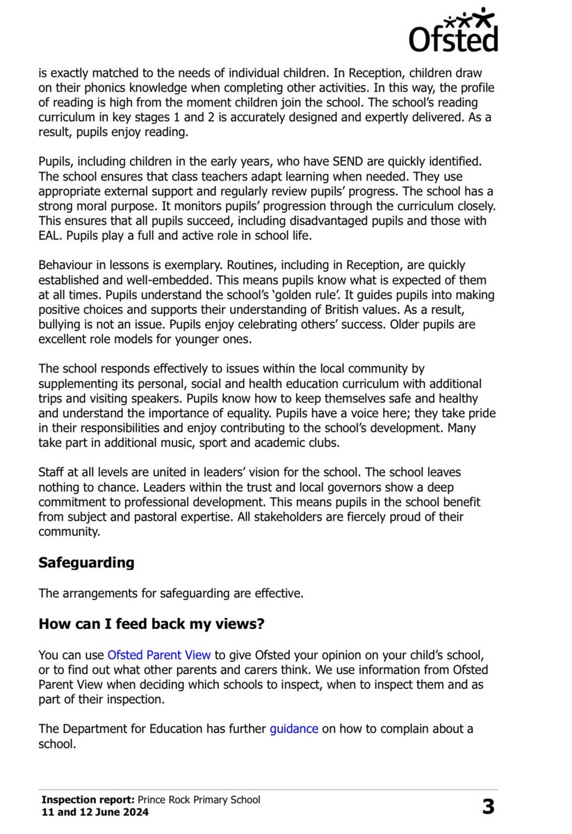 Prince Rock Primary School (@princerockps) on Twitter photo We are thrilled to announce that we have been graded OUTSTANDING during our recent Ofsted inspection. We are thrilled! <a href="/learningatceo/">Simon Spry</a> We are thrilled to announce that we have been graded OUTSTANDING during our recent Ofsted inspection. We are thrilled! <a href="/learningatceo/">Simon Spry</a>
