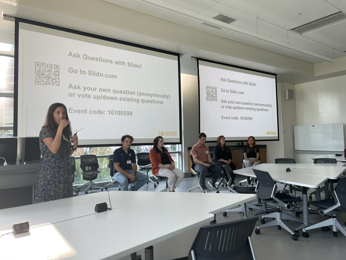 EMBRIO Institute’s 3rd Annual Retreat started this morning. It’s so great to have most of us together in person for this exchange of research insights and learning! Big thanks to our guest panelists talking career paths.