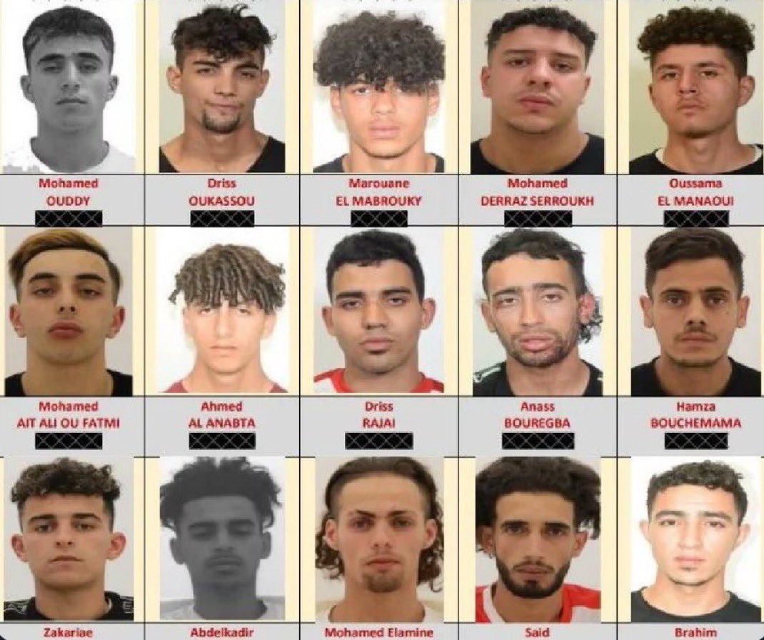RadioGenoa's tweet photo. In Spain, 79 criminals have been arrested for violent robberies and threats, 75 of whom are North African asylum seekers. Very clear percentages that tell an uncomfortable truth. https://t.co/hfARdSmXU5