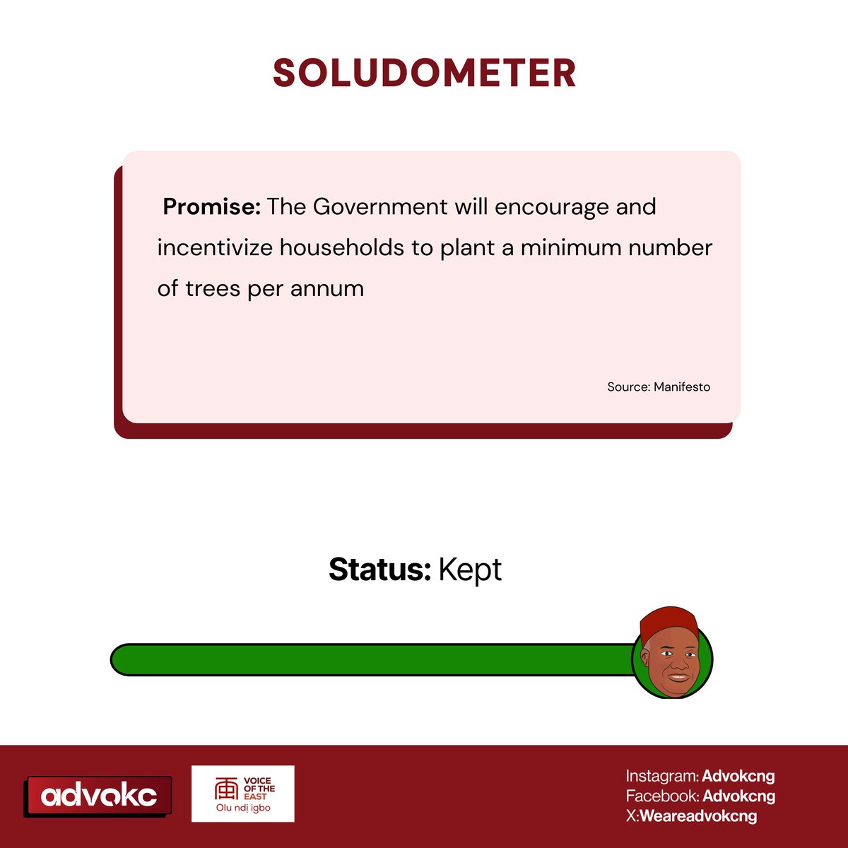 promisetrackers's tweet photo. #soludometer
Soludo Keeps Promise to Encourage Tree Planting in Anambra
Read the thread below ππ½ https://t.co/rH9AuYpABD