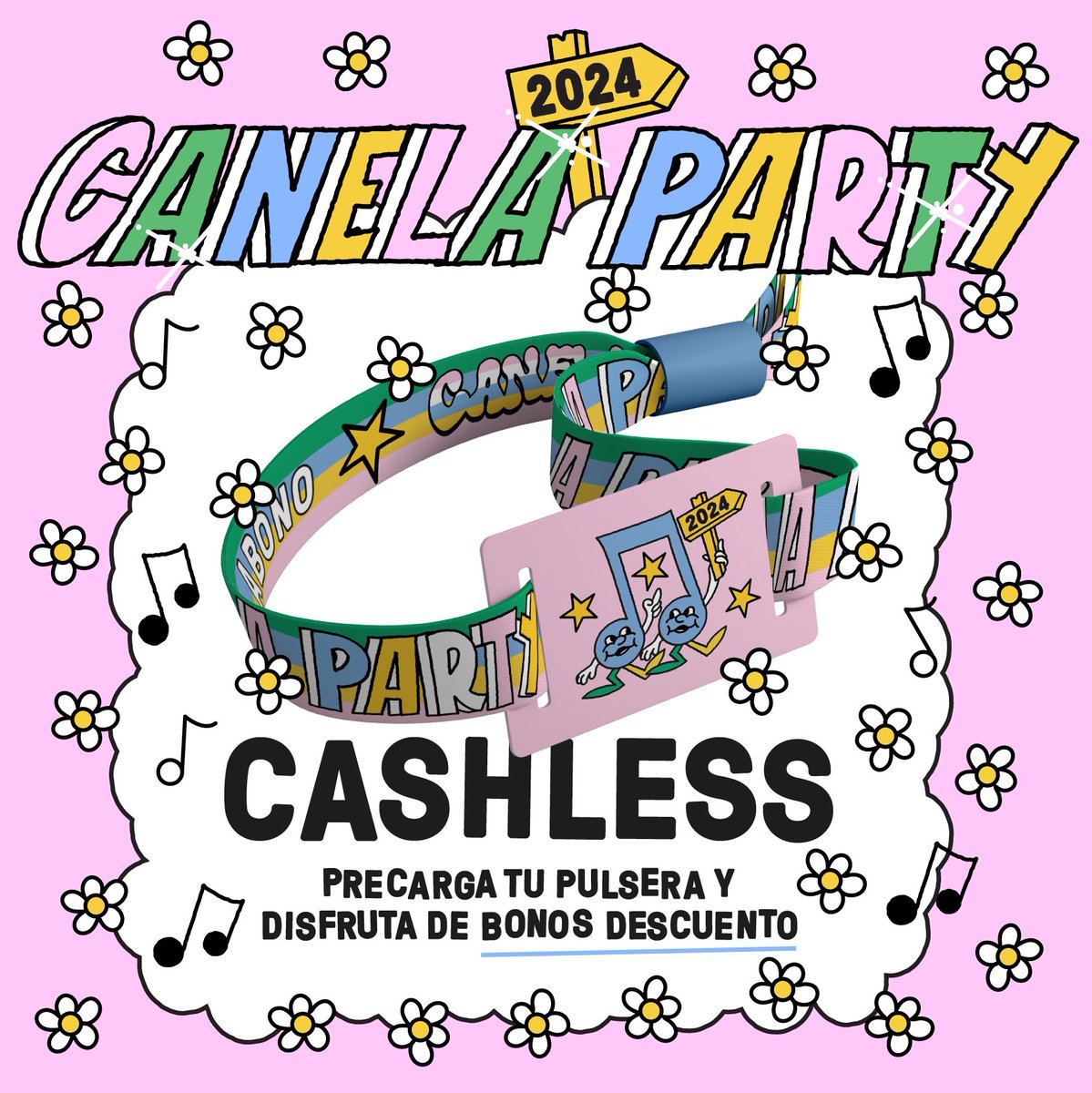 CanelaParty's tweet photo. Desde YA podéis precargar vuestra futura pulsera y beneficiaros de las ofertas de los bonos.

Toda la info en el post de IG ⬇️

https://t.co/XrPlwAvAMw https://t.co/kJNeaZEtrn