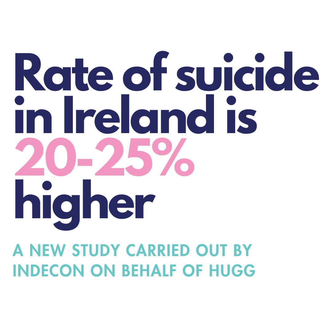 A new study carried out by Indecon on behalf of HUGG, shows that the true rate of suicide in Ireland is significantly higher than is currently being reported.
hugg.ie/news/the-rate-…