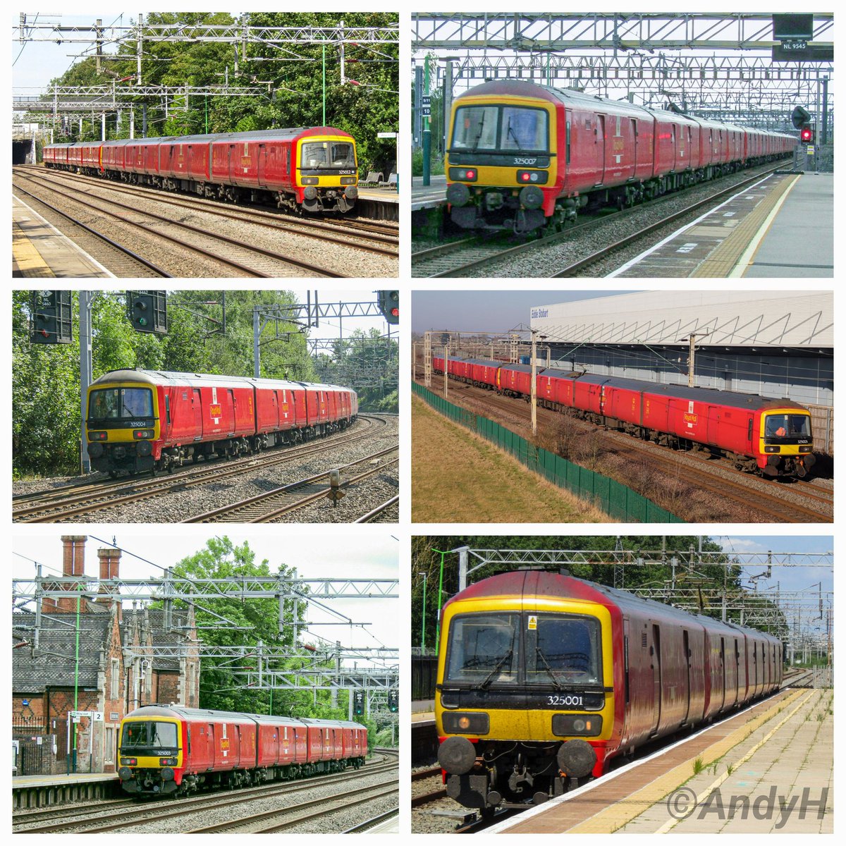 holtona72's tweet photo. Time to sneak in a late in the day #ThreeTwoFiveThursday? Here's my small selection of Royal Mail @DBCargoUK operated 325s taken in the last 3 years at Atherstone, Nuneaton, Kilsby & Bletchley.. #Class325 #RoyalMail #DBCargo #WCML https://t.co/vUCeTnUHPr