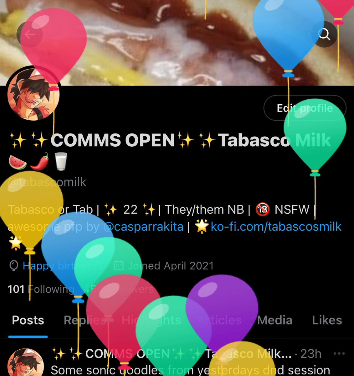 ✨COMMS OPEN✨Tabasco Milk 🍉🌶🥛 tweet media