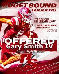 Gary Smith IV (@garysnextup) on Twitter photo After a conversation with <a href="/CoachHousman/">Jeff Housman</a>, I am honored to announce that i have been offered to play at The University Of Puget Sound. Go Loggers! After a conversation with <a href="/CoachHousman/">Jeff Housman</a>, I am honored to announce that i have been offered to play at The University Of Puget Sound. Go Loggers!