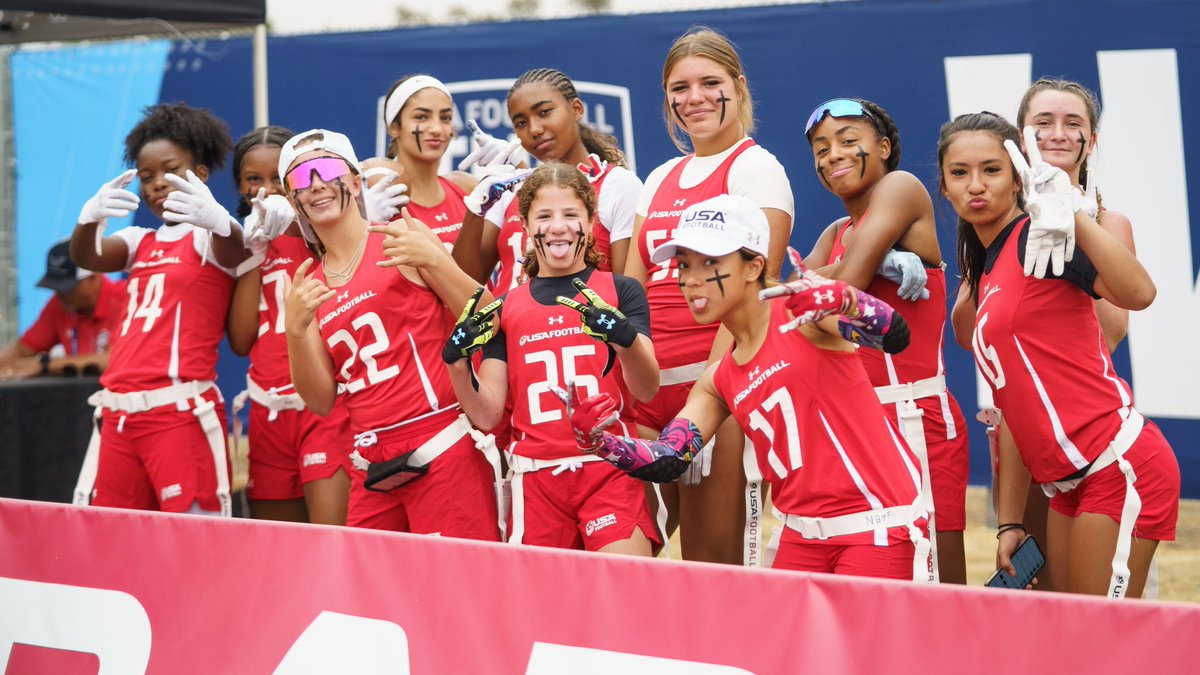 USAFootball's tweet photo. Competitionβs π₯π₯π₯ up
#USAFBSelectBowl #WeekAtTheOne #FlagFootball https://t.co/mUBRsP7K9c