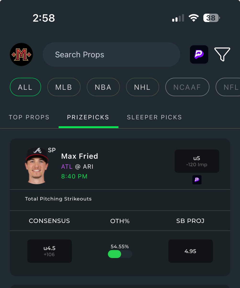 MadnessDFS's tweet photo. @PrizePicks Top pair on the board curtesy of @TheSharpApp ✅

PrizePicks optimizer ➡️ https://t.co/Xjg2F2Faej https://t.co/Lw7N9Ygys9
