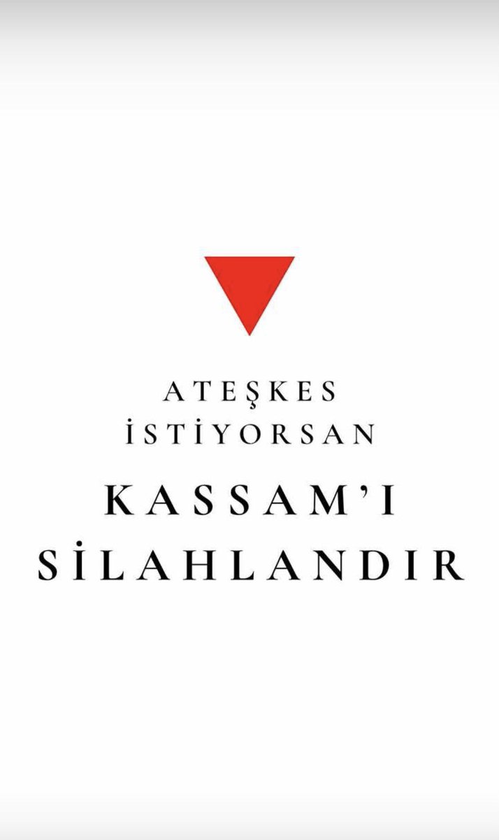 ATEŞKES istiyorsan KASSAM’I silahlandır!