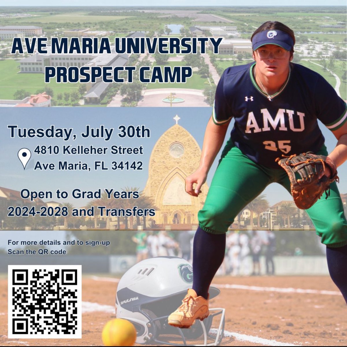 Our Midwest camp was a huge success! If you missed it and still want to experience AMU Softball, be sure to join us on July 30th!