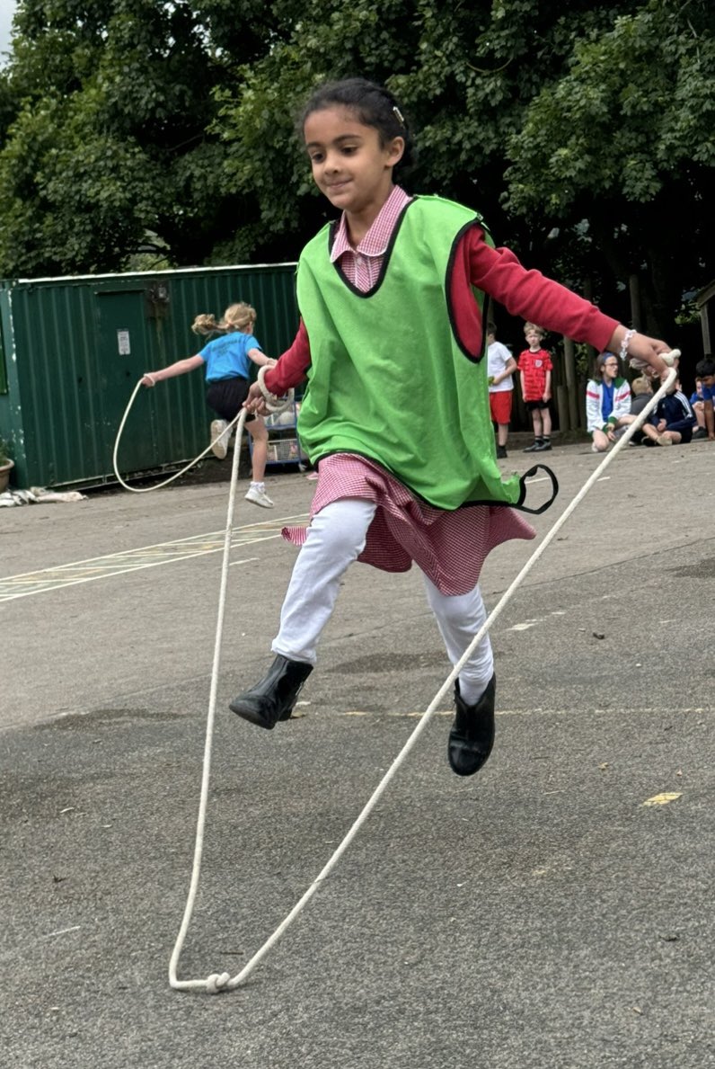 EastMortonCEP's tweet photo. Sports day skipping and cycling #PEatEM https://t.co/HT5od3rcix