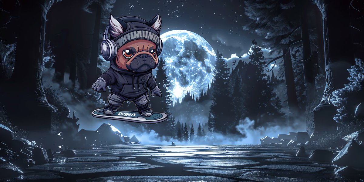 hovercoinsol's tweet photo. 🌑 Under tonight’s full moon lurks a new force in crypto: the $Hover (Wolf-)Dog. Stealthy, swift, and ready to lead the pack through the volatile streets of crypto. Can you keep up with the pace? 🐾🚀 #NFTs #HOVER #CustomNFTs #LeadThePack #Solana https://t.co/4wWBdSUPoI