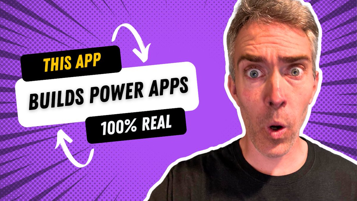 mattbdevaney's tweet photo. I built an app that makes #PowerApps for me 😲
100% real. No AI 🤖 🚫

Watch here 👉 https://t.co/VaPdGXZCxB https://t.co/wRgRxTygAX