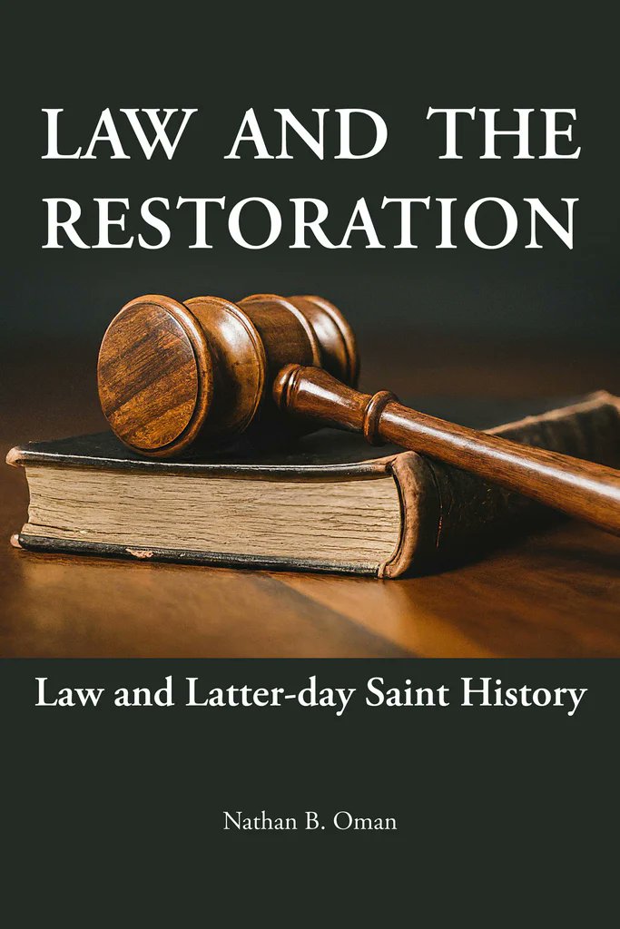 nate_oman's tweet photo. Later this summer, I have two volumes on law & Mormonism coming out from @gkbooks. The covers and TOCs are now out. I am excited to finally see these volumes in print! 1/x https://t.co/0fDndJCVWG