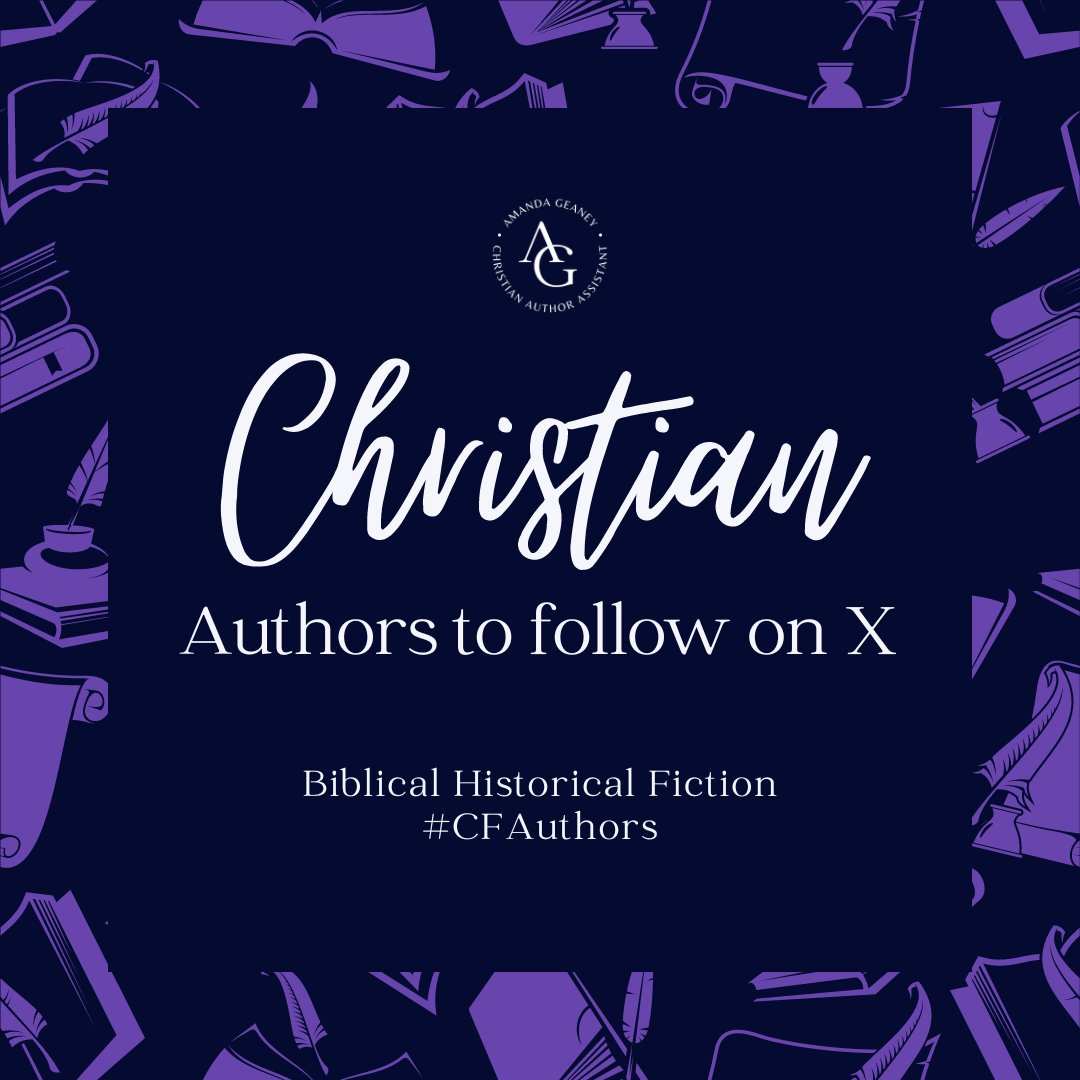 AmandaGeaney's tweet image. #CFAuthors to follow if you enjoy stories set in biblical times:
@MesuAndrews 
@ConniCossette 
@JenelleHovde 
@hmkstories
@SusanKMacias 
@dana_mcneely
@AnnaBradfield
@BarbaraMBritton
@JaniceBroyles1
@JillEileenSmith
@kristenamears
@lindadindzans
@SusanVanVolkenb 
@authorjenifer