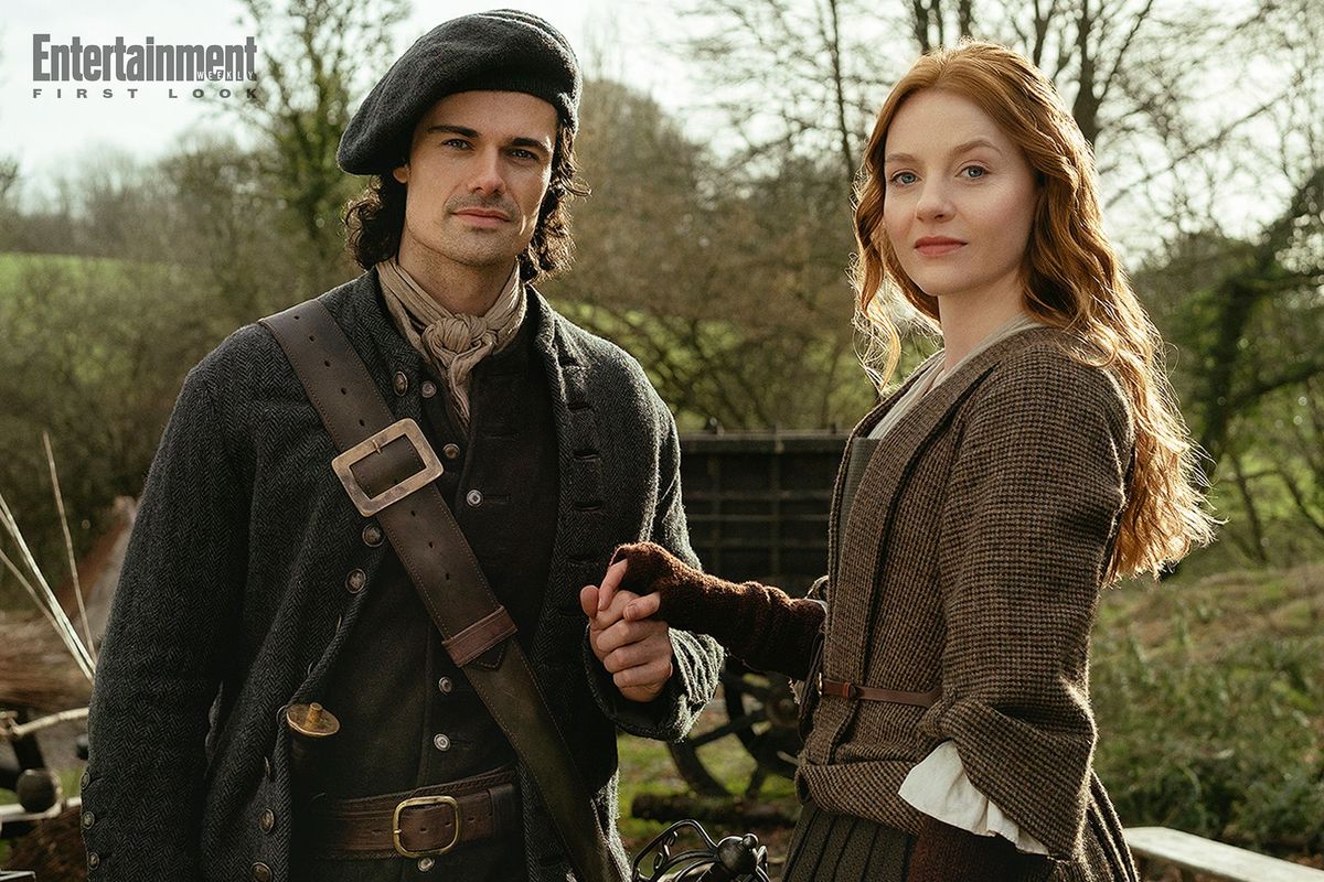 Here is an exclusive first look of #Outlander prequel 'Blood of My Blood' with images of Jamie and Claire's parents. bit.ly/4f1QIy8