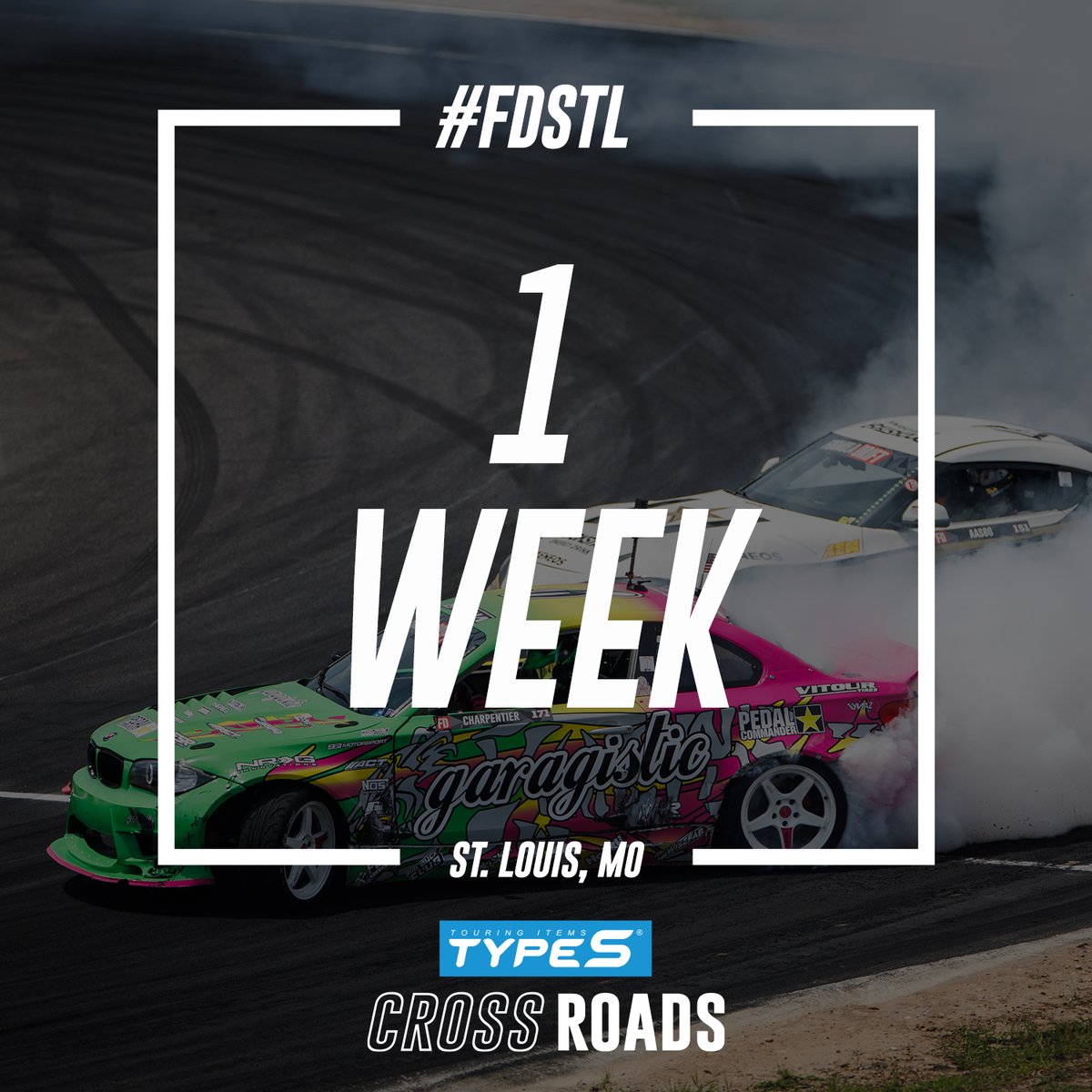 FormulaDrift's tweet photo. One week… We’re gearing up to go again. See you in St. Louis! 💪

#FormulaD #FormulaDRIFT #FDSTL https://t.co/gouSCy0cly