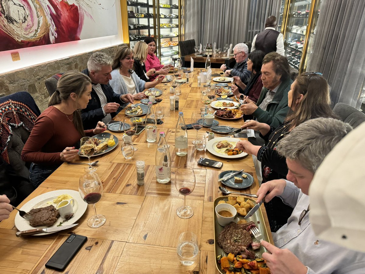 Engelbert Humperdinck enjoying dinner at Forti Grill and Bar tonight. What a privilege to host such a world famous artist and one of the greatest voices ever. And the gorgeous Nadine was a beautiful bonus.