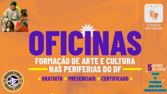 Jovem de Expressão abre mais de 100 vagas para cursos gratuitos de Arte e Cultura nas periferias do DF dlvr.it/T9T7G5 via <a href="/bocadaforte/">#PolíticoClássicoUnderground</a>