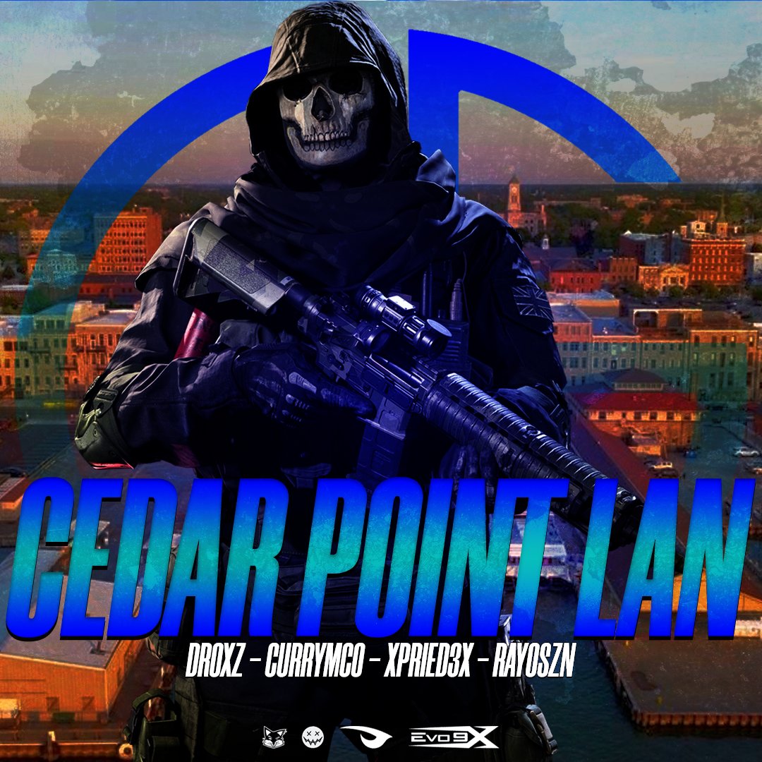 OutGoing eSports (@outgoingesports) on Twitter photo oG CoD LAN
We are excited to have these boys represent us for the <a href="/Cedarpesports/">Cedar Point Esports</a> Home Series LAN. Good luck to our opponents. Let's have a great weekend
@JustDroxz
<a href="/CurryMCO/">Curry | Rishi</a>
<a href="/xpired3x/">Xavyor</a>
<a href="/RaYoSZN/">RaYo</a> oG CoD LAN
We are excited to have these boys represent us for the <a href="/Cedarpesports/">Cedar Point Esports</a> Home Series LAN. Good luck to our opponents. Let's have a great weekend
@JustDroxz
<a href="/CurryMCO/">Curry | Rishi</a>
<a href="/xpired3x/">Xavyor</a>
<a href="/RaYoSZN/">RaYo</a>