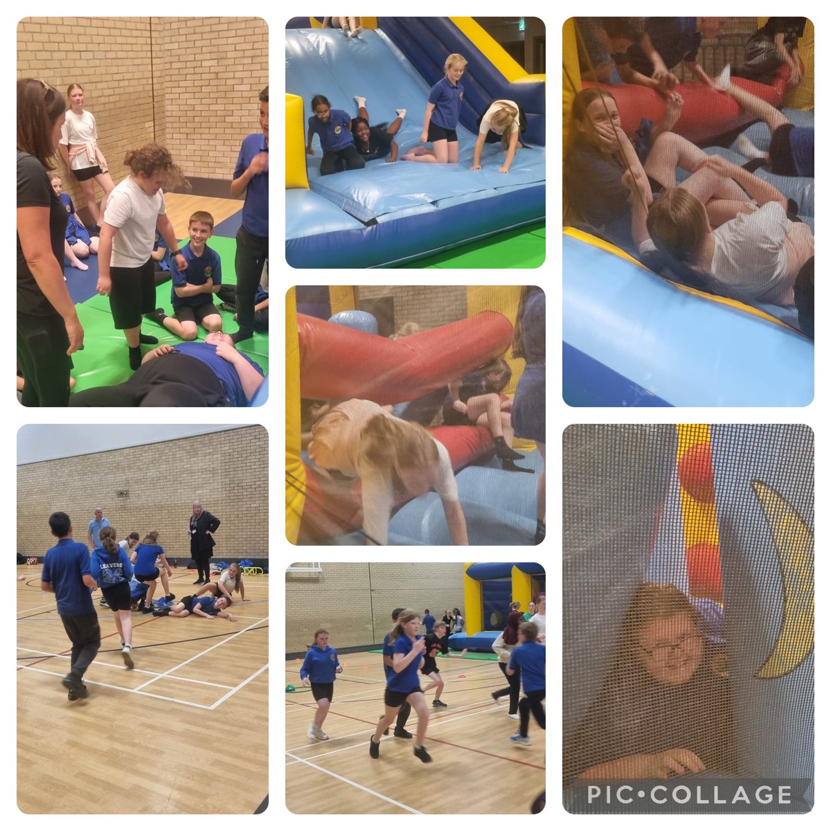 BrynHafodPrm's tweet image. Day 4 of Year 6 Activity Week = Eastern Leisure Centre
#TeamGames #InflatableFun #Swimming
