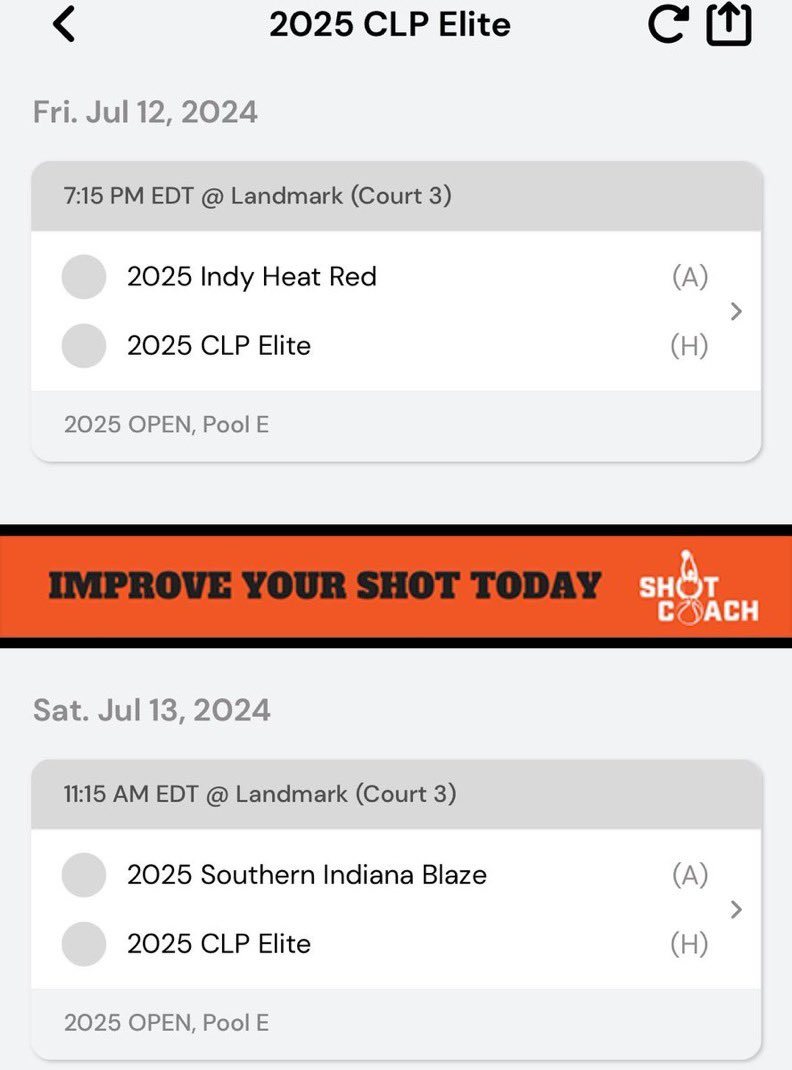Benjamin York (@benjaminyork25) on Twitter photo Here is my schedule this weekend at Ballin Under 1 Roof.
<a href="/clpelite/">CLPELITE</a> <a href="/PrepHoopsOH/">Prep Hoops Ohio</a> <a href="/SpyReportOH/">Spy Report 🔦🏀</a> <a href="/BleacherRepub/">Bleacher Republic</a> <a href="/Allohiohoopsco1/">AllOhioHoops, LLC 🏀📝</a>
<a href="/NEO_Spotlight/">T.J. Peatross</a> <a href="/BleacherProspec/">Bleacher Prospect</a> Here is my schedule this weekend at Ballin Under 1 Roof.
<a href="/clpelite/">CLPELITE</a> <a href="/PrepHoopsOH/">Prep Hoops Ohio</a> <a href="/SpyReportOH/">Spy Report 🔦🏀</a> <a href="/BleacherRepub/">Bleacher Republic</a> <a href="/Allohiohoopsco1/">AllOhioHoops, LLC 🏀📝</a>
<a href="/NEO_Spotlight/">T.J. Peatross</a> <a href="/BleacherProspec/">Bleacher Prospect</a>