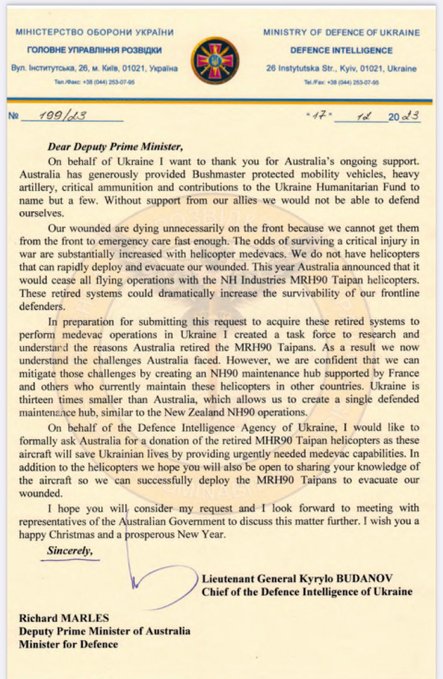 Tony_Sammo's tweet photo. @RichardMarlesMP @ZelenskyyUa Did you apologise for the #Taipans they requested?
43 #F18's you remain silent & evasive when asked?
Or 7 #UnimogWrecker recovery vehicles sold at @PicklesAuctions?
Or the 3 near NEW (3000hrs) #CatGenerators sold this week?
& #Hawkei's with #NASAMs air defence not been sent? https://t.co/2Es2s0Q78n