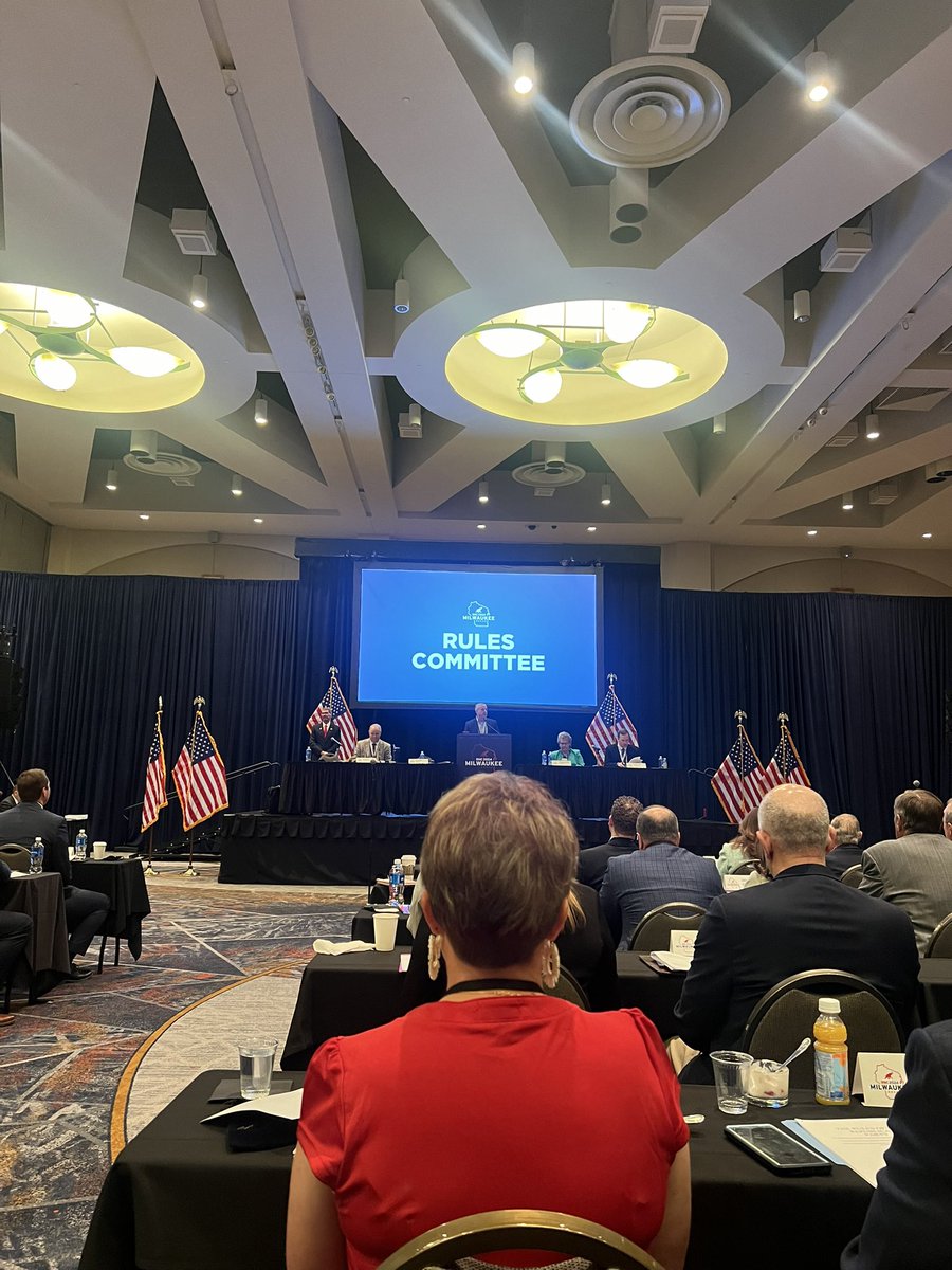 myagoodmanson's tweet photo. We passed the #RNCRules and we are headed to a busy week of convention! It was an honor to represent Tennessee and my generation on the #RNCRulesCommittee! https://t.co/gKXON1XYqf