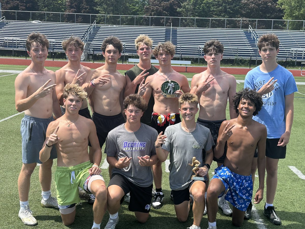 And the Pro Division 7 on 7 AND 1 on 1 winners: 

Same team (hence the twos up), the Dolphins.