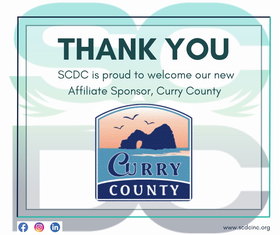 SCDCInc's tweet photo. Welcome @curry_county @currycountyOR and thank you for your support! 

#growsouthcoast #economicgrowth #economicdevelopment https://t.co/wMgdP0u7T5