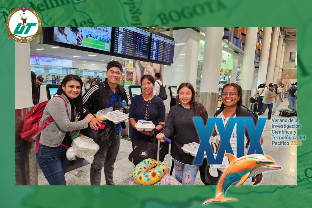 ¡Estudiantes de la UT de la Sierra vuelan a Colombia para participar en el programa Delfín 2024! 🇨🇴 Desarrollarán investigaciones científicas y tecnológicas en prestigiosas universidades. ¡Éxito en esta aventura! #UTSierra #Delfín2024