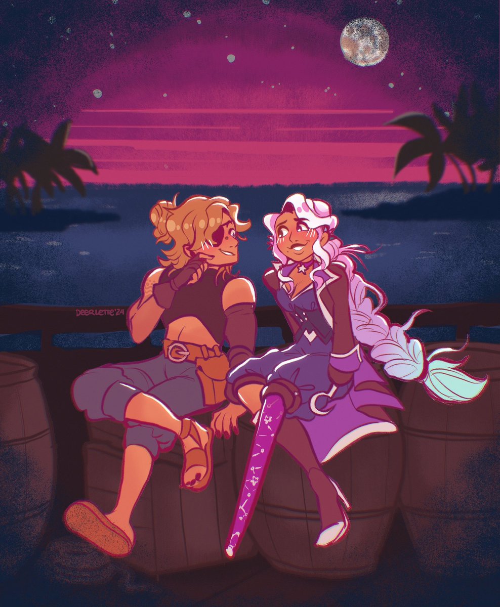 deerlette's tweet photo. artfightttttt this time on @GlasheSlipper anddddd @floofderful of their babies Caprice and Nero — I Like Them :3c #artfight2024 https://t.co/mjY68byEUm