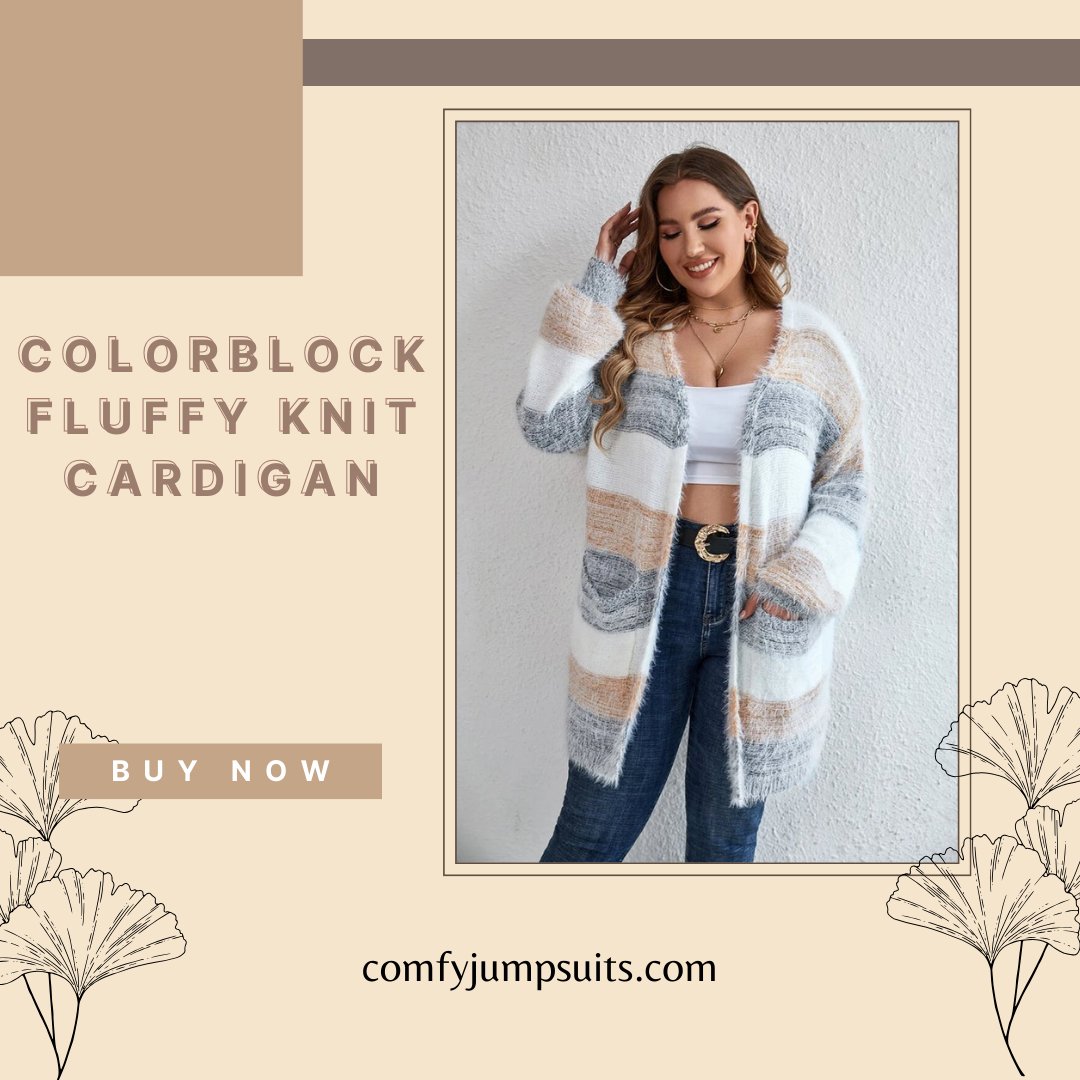 ComfyJumpsuits's tweet image. Stay cozy and stylish with our Colorblock Fluffy Knit Cardigan! 🌟🧥 Perfect for layering during cooler months, this cardigan features a trendy colorblock design and a soft, fluffy knit for ultimate comfort.
Shop Now: comfyjumpsuits.com/collections/sw…
#comfyjumpsuits #fluffyknitcardigan