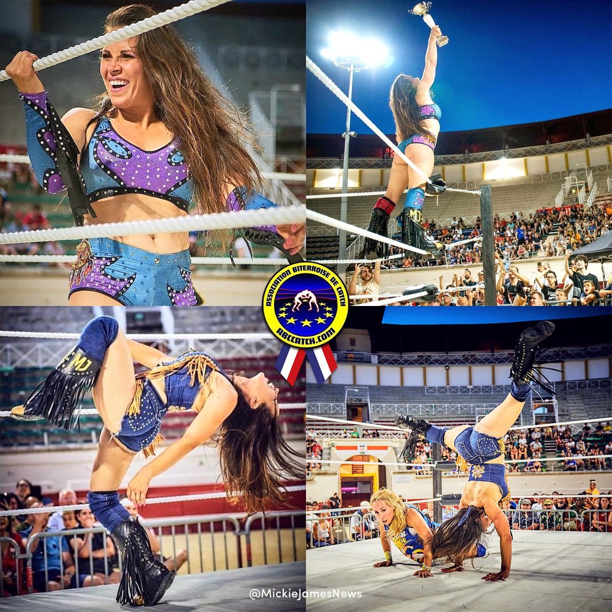 HxrdcoreRiders's tweet photo. The best of WWE/TNA Champion @MickieJames at #ABCCatch France 2022-2023🔥🇫🇷
#MickieJames #HardcoreCountry #wwe #tnawrestling https://t.co/KPgWbeRl0n