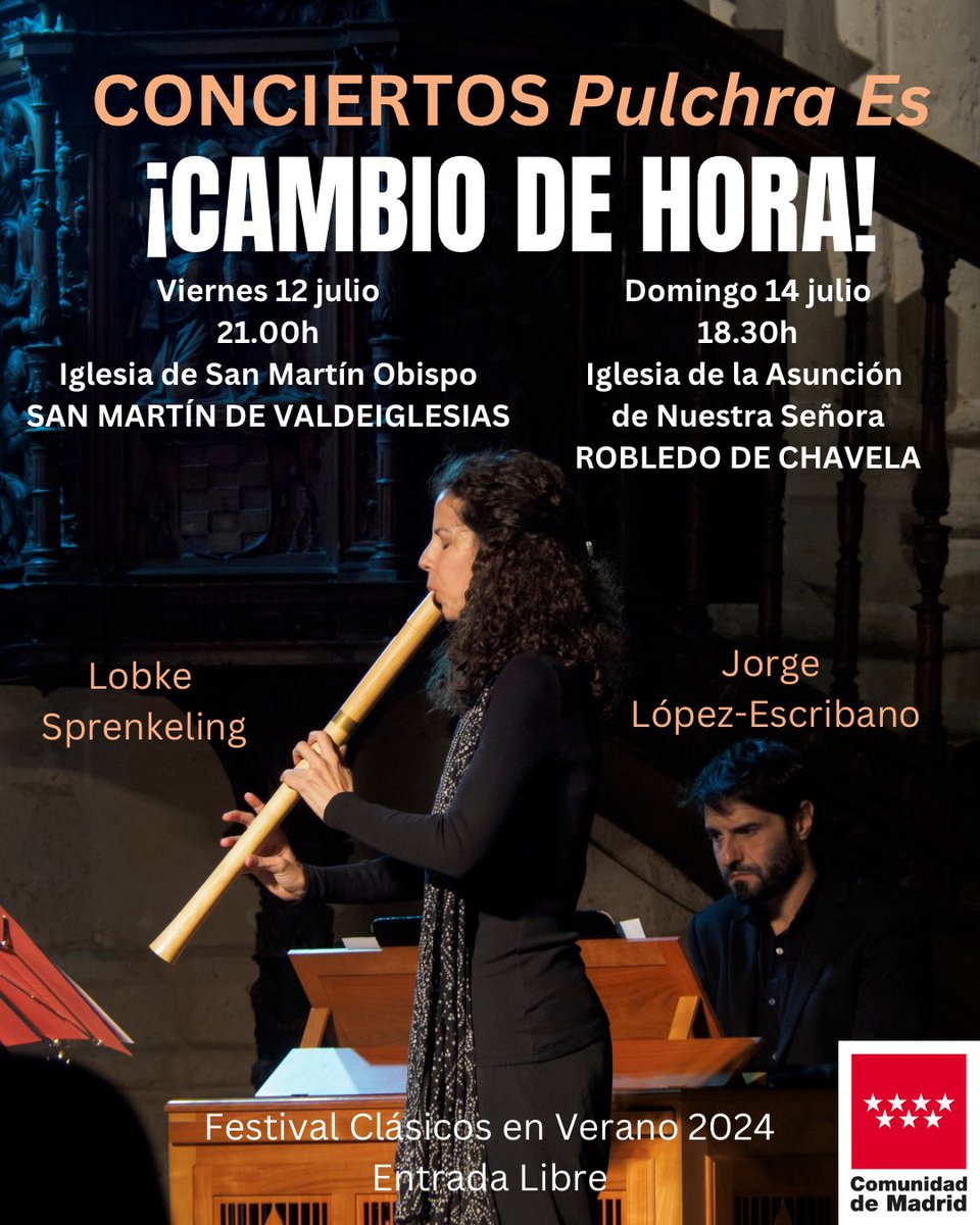 LobkeWorld's tweet photo. ¡Mañana viernes y este domingo! 😃🎶🎶

@A_Valdeiglesias 
@robledodch 
@ComunidadMadrid https://t.co/APY2RPVYUs