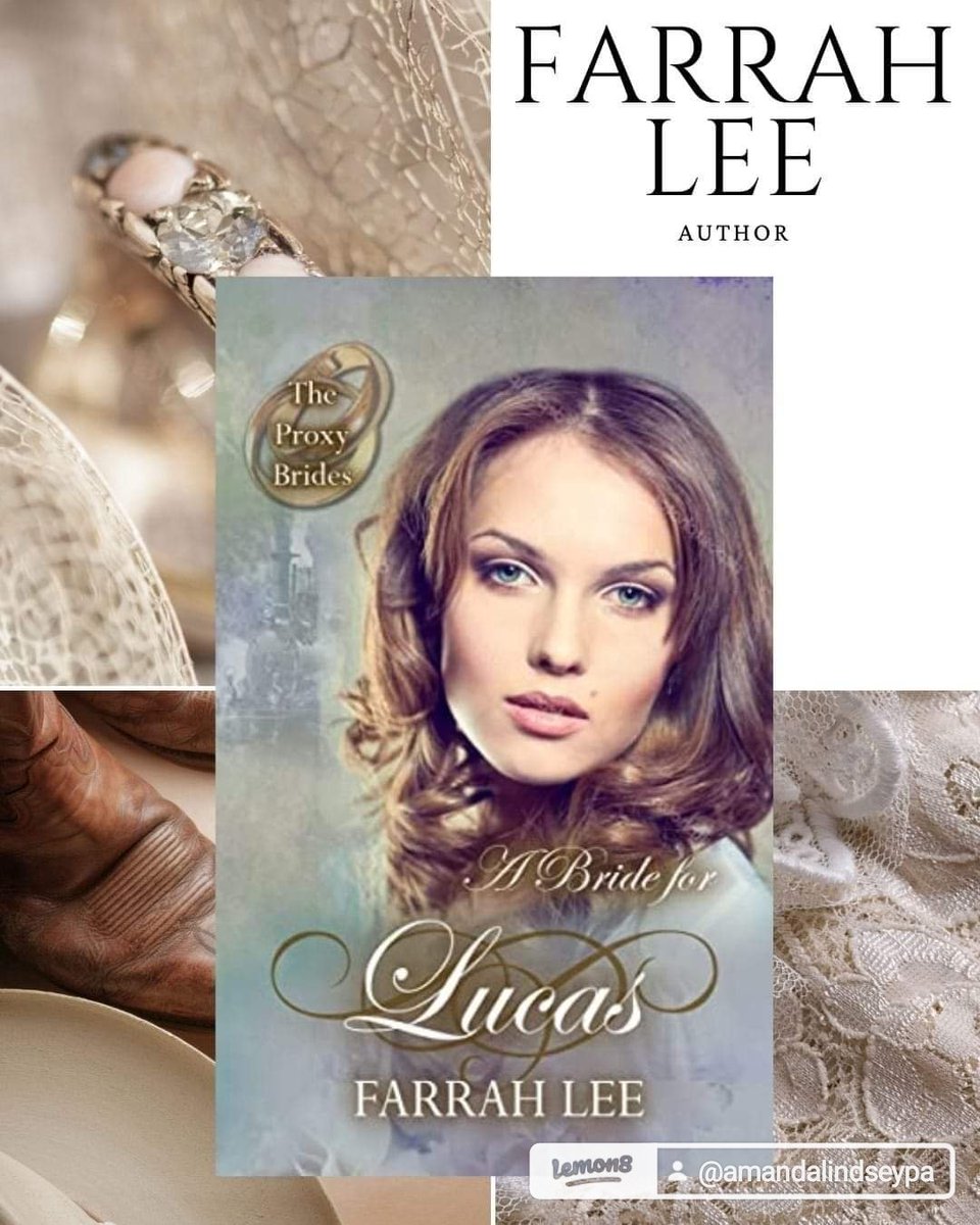 Farrahleeauthor's tweet photo. A Bride for Lucas 

Clementine longed for a family of her own all her young life, but from living in the streets to being on the orphan train she had learned not to dream for too much. 

https://t.co/GtKB2SlllN

#FarrahLee  #Romance #CleanRomance #HistoricalRomance #TBR #KU https://t.co/gOTTr1drSF