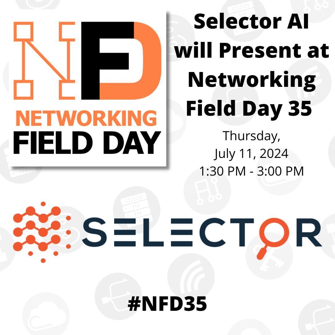 It's <a href="/TechFieldDay/">Tech Field Day</a> time as @SelectorAI presents at Networking Field Day 35! #NFD35 

techfieldday.com/appearance/sel…