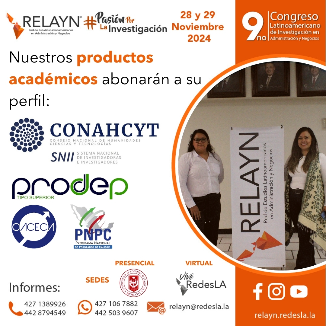 Relayn_Oficial's tweet photo. 👉🏻Nuestros #productos abonan a su #perfil #𝐏𝐑𝐎𝐃𝐄𝐏, #𝐒𝐍𝐈𝐈 y #𝐒𝐍𝐏, consolidación de #CuerposAcadémicos, #acreditaciones de #𝐂𝐀𝐂𝐄𝐂𝐀 y #programas de #fortalecimiento como #𝐏𝐑𝐎𝐅𝐄𝐗𝐂𝐄. 
 
#Congreso #Educación #Libros #Tlaxcala #UATx #México #Investigación https://t.co/769FFbBG64