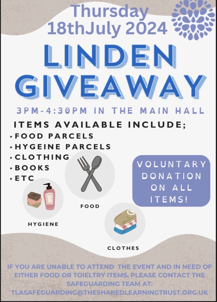 Anyone welcome…please come and make use of The Linden Giveaway!