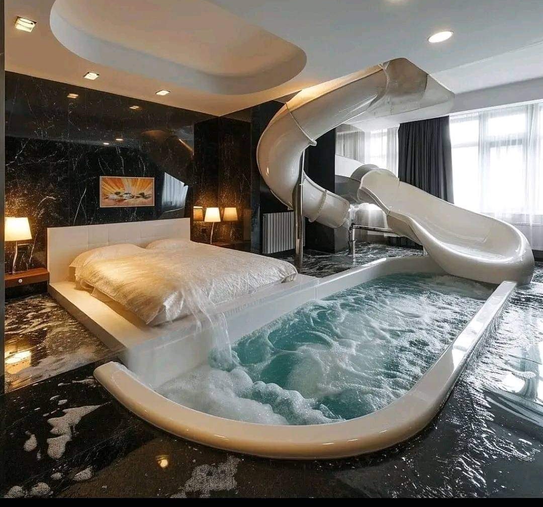 Me llegan a invitar a este motel y les toca es matarse a dedo porque yo me pongo es a jugar en el tobogán.