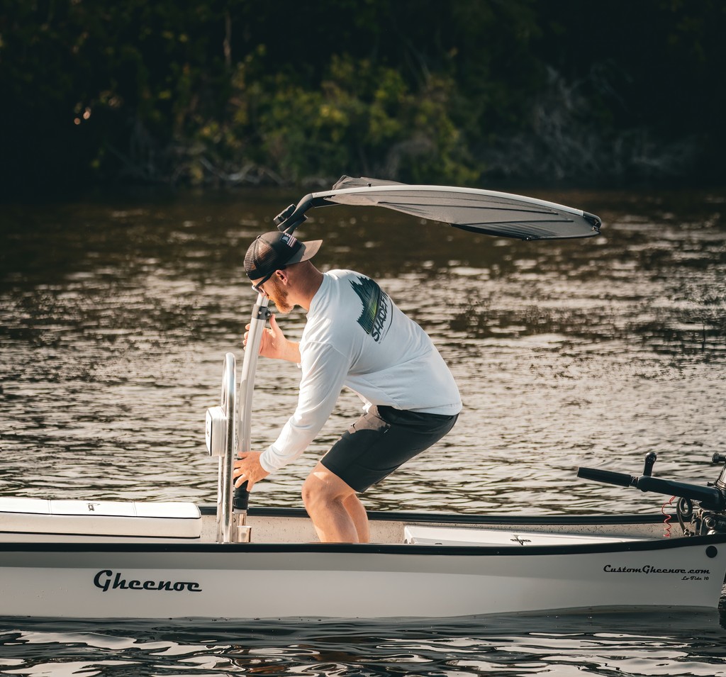 flsportfishing's tweet photo. Escape the summer sun with ShadeFin® Mini by @taco_marine – the only personalized #boatshade accessory you need. With four different points of adjustment, #ShadeFinMini has virtually unlimited angle adjustment for your cooling convenience. https://t.co/fExFfrrLjU
#ad https://t.co/p0PLUCBspz
