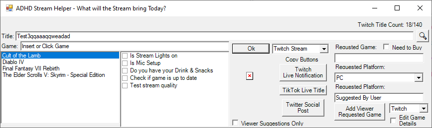 trogan2000's tweet image. FOLKS IT IS OFFICIALLY LIVE!

ADHD Stream Helper is released, now this is version 1 (release version)  you do need an open ai api key (video explains how to get one) and i hope my comments are easy to understand 

github.com/Trogan2000/Str… 
#streamerdotbot