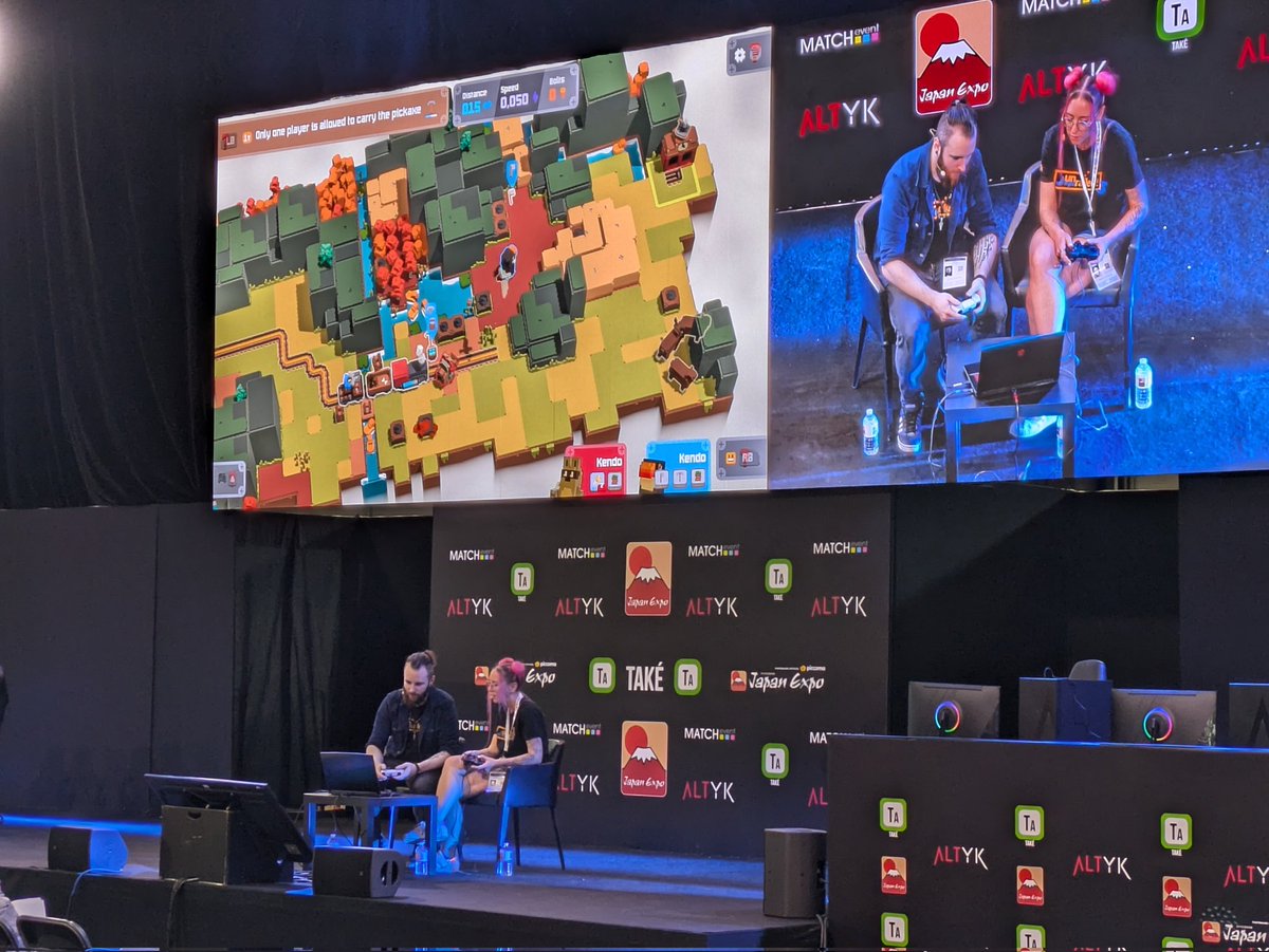 Un peu d'Unrailed 2 avec <a href="/Aishuu_TV/">Λishuu</a> et <a href="/Cibou/">Cibou - comédienne VOIX OFF ✨</a> sur la scène Také